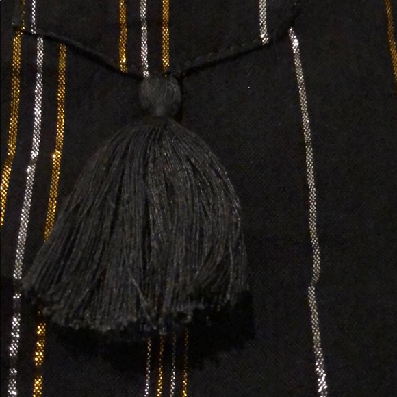 SOLD Scotch & Soda Metallic stripe cotton blouse - Picture 5 of 11